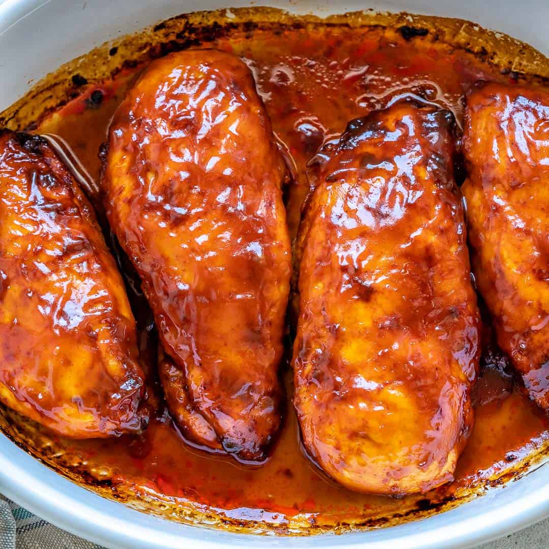 Easy oven 2025 bbq chicken