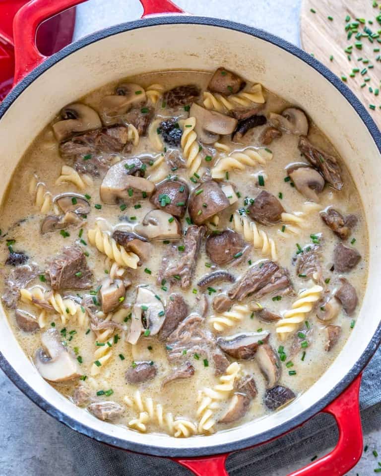 Delicious Beef Stroganoff Soup Healthy Fitness Meals