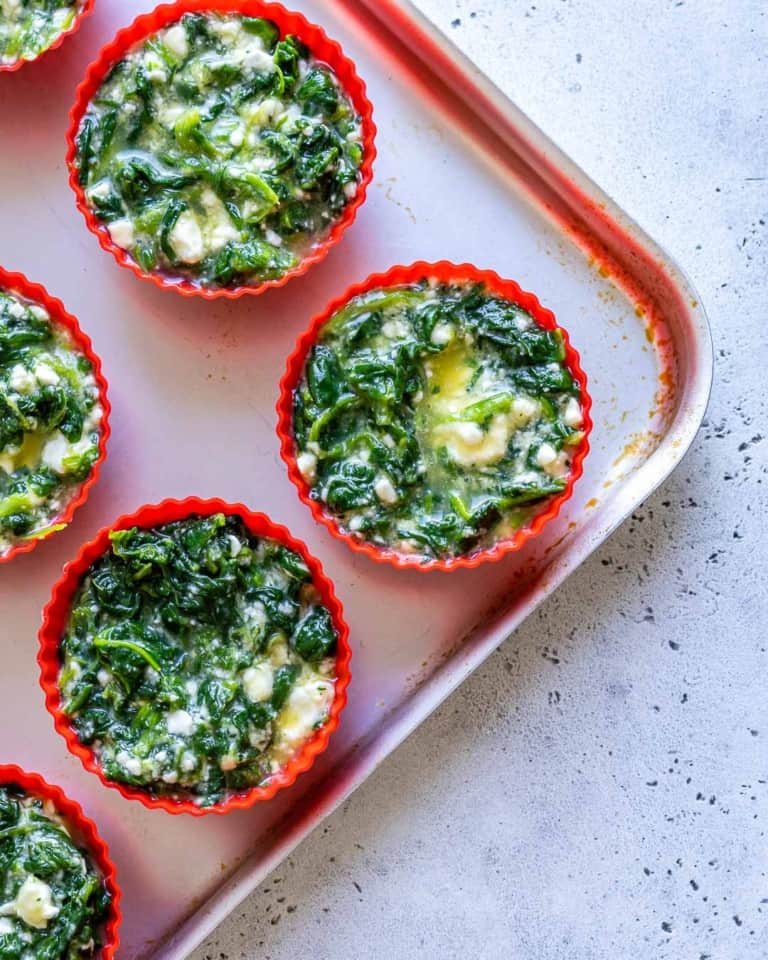 Feta and Spinach Baked Egg Cups Healthy Fitness Meals