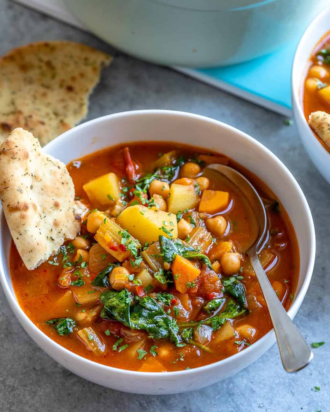 Easy Moroccan Vegetable Soup - Healthy Fitness Meals