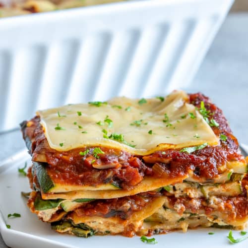 Delicious Vegan Zucchini Lasagna | Healthy Fitness Meals