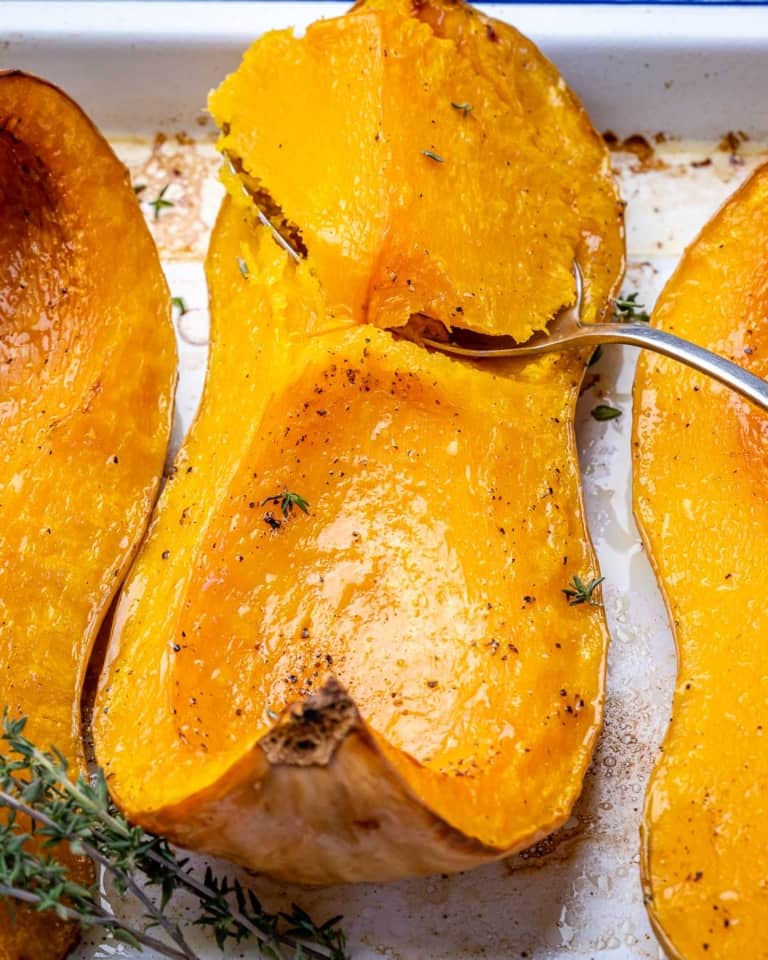 4- Ingredient Oven-Roasted Butternut Squash - Healthy Fitness Meals
