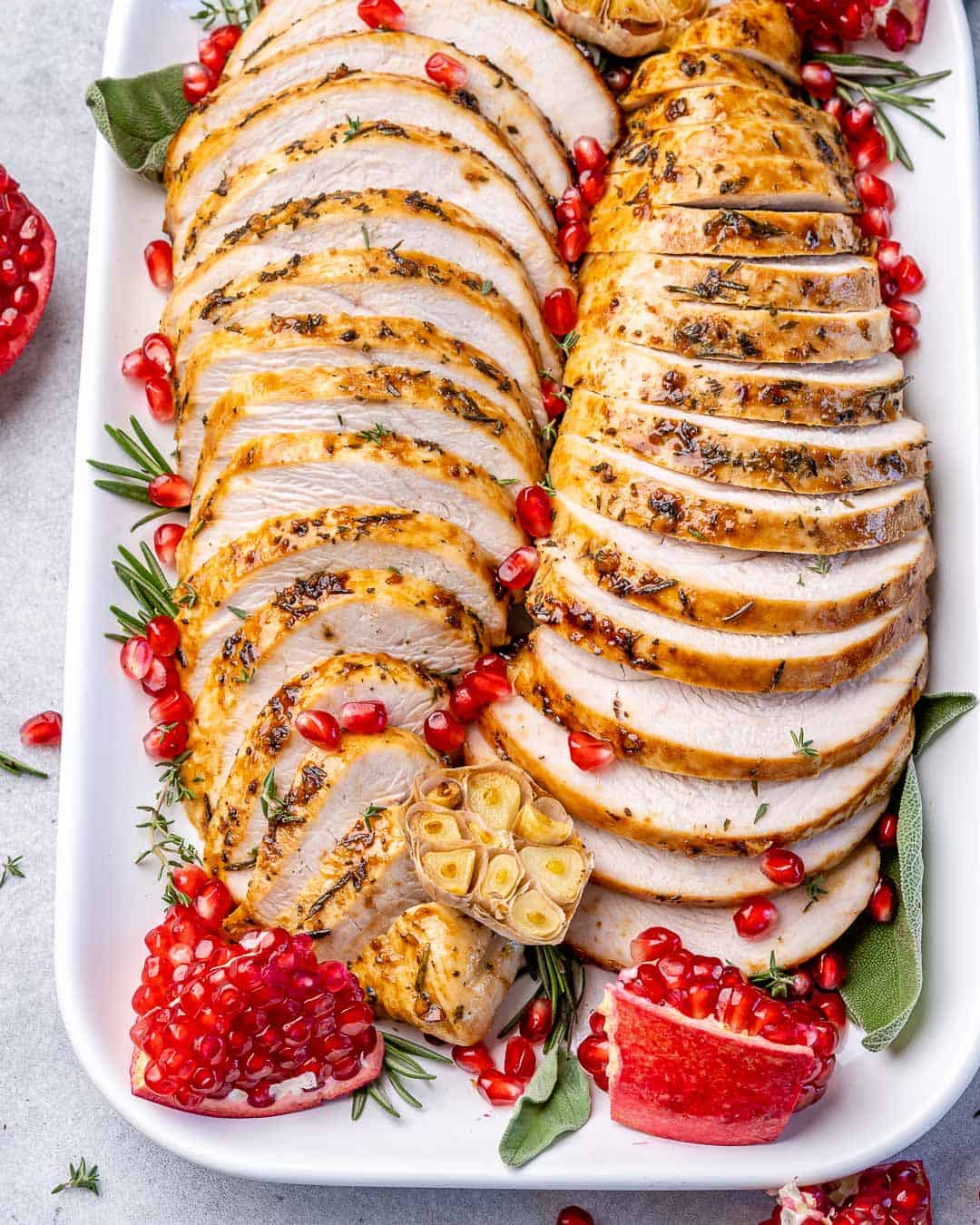 Mustard Maple Glaze Roasted Turkey Breast - Healthy Fitness Meals