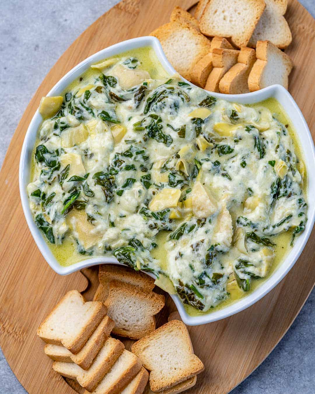 Crockpot Spinach Artichoke dip - Healthy Fitness Meals