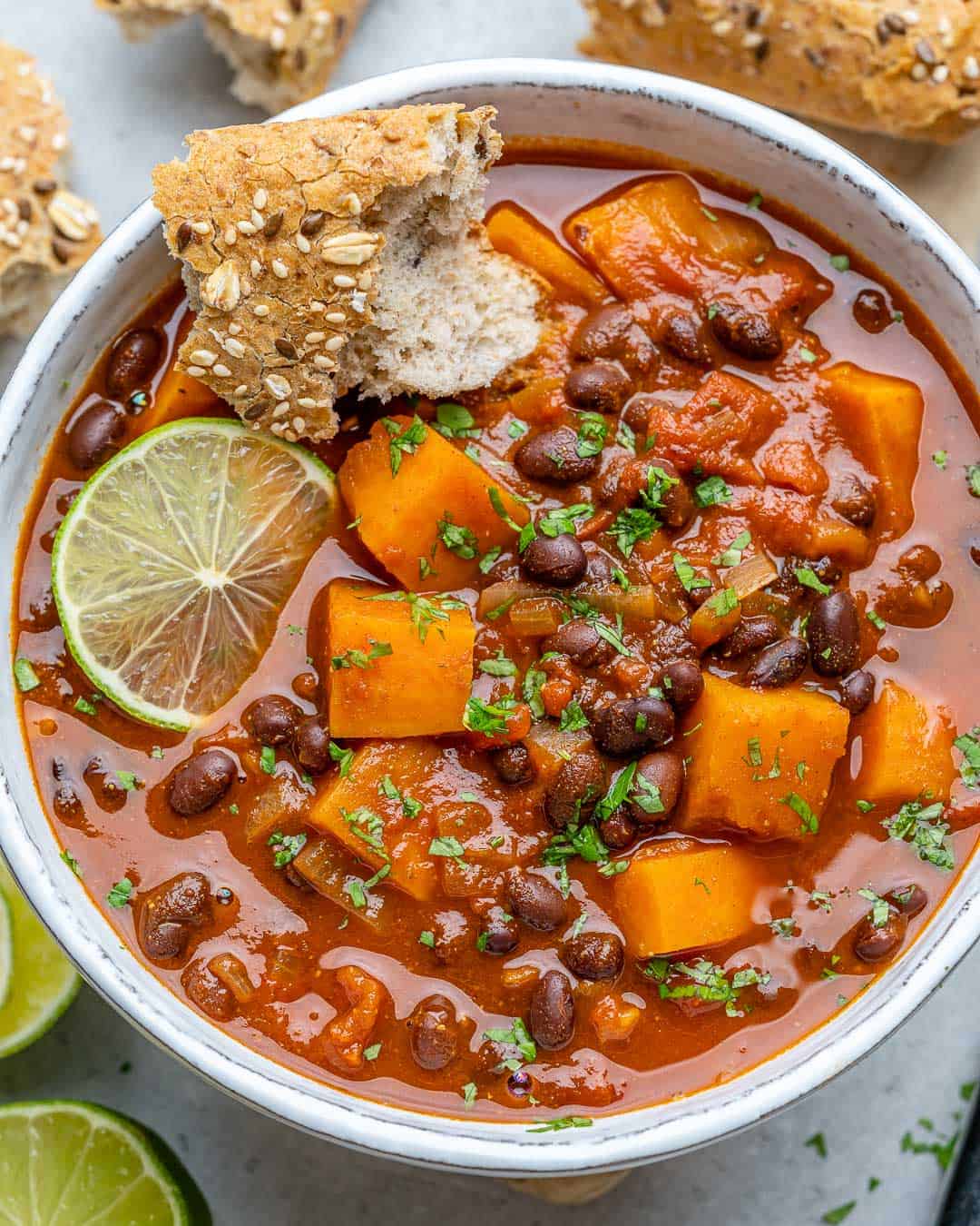 Sweet Potato Black Bean Chili 3 Ways Healthy Fitness Meals