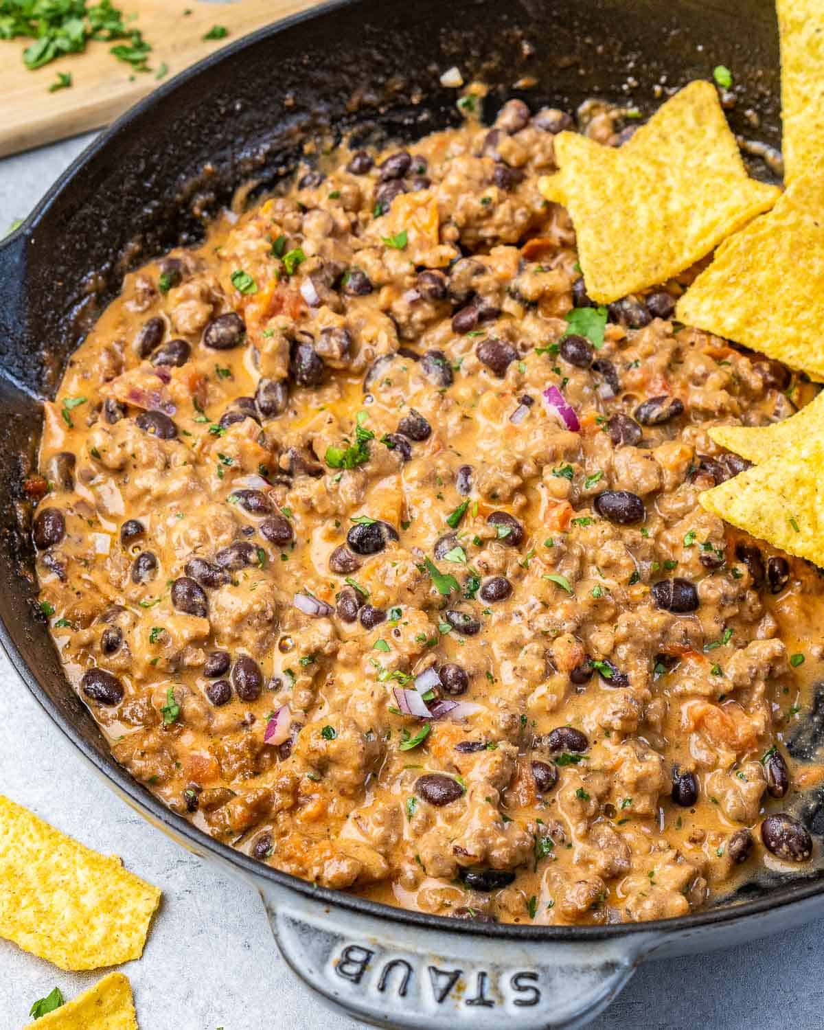 Homemade Cowboy Queso Dip | Healthy Fitness Meals