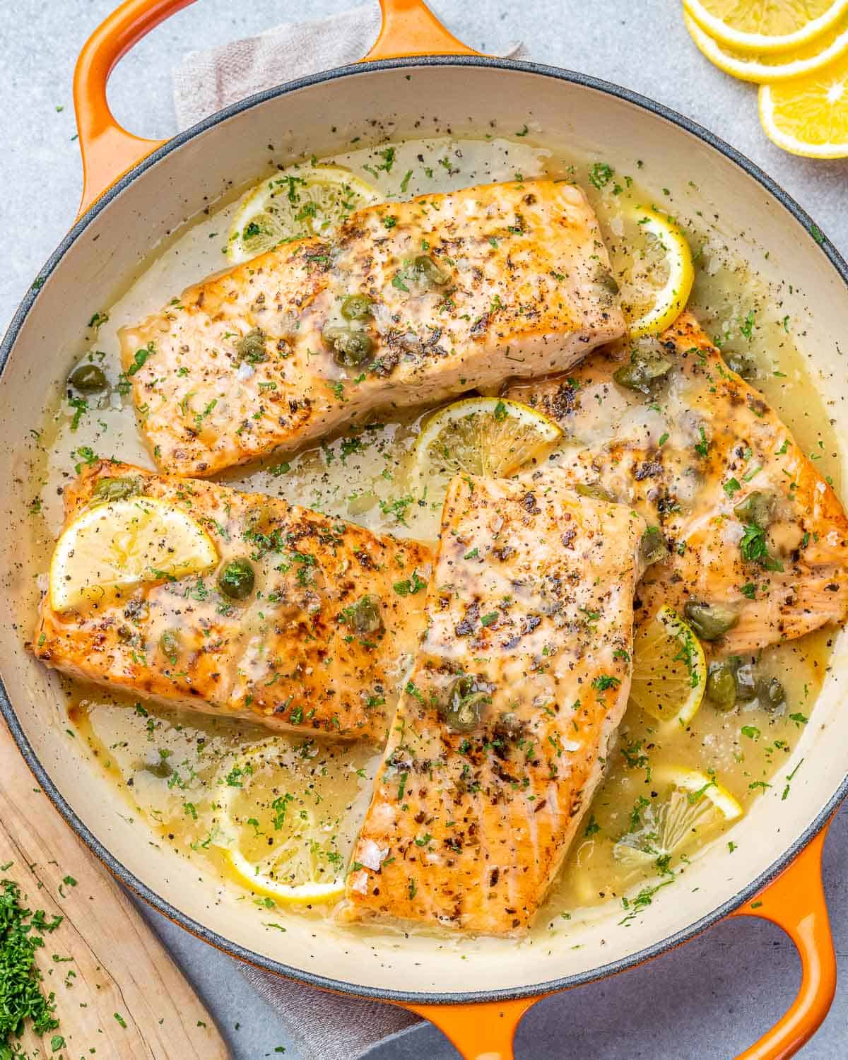 Salmon Piccata Recipe | Healthy Fitness Meals