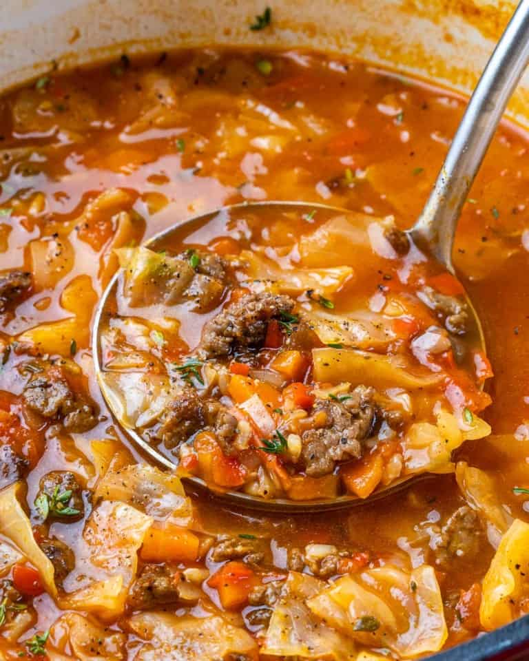 Easy and Delicious Cabbage Roll Soup | Healthy Fitness Meals