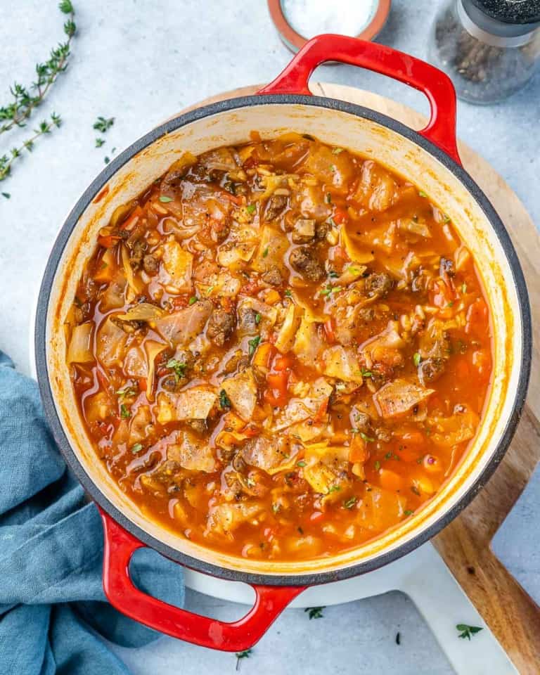 Easy and Delicious Cabbage Roll Soup | Healthy Fitness Meals