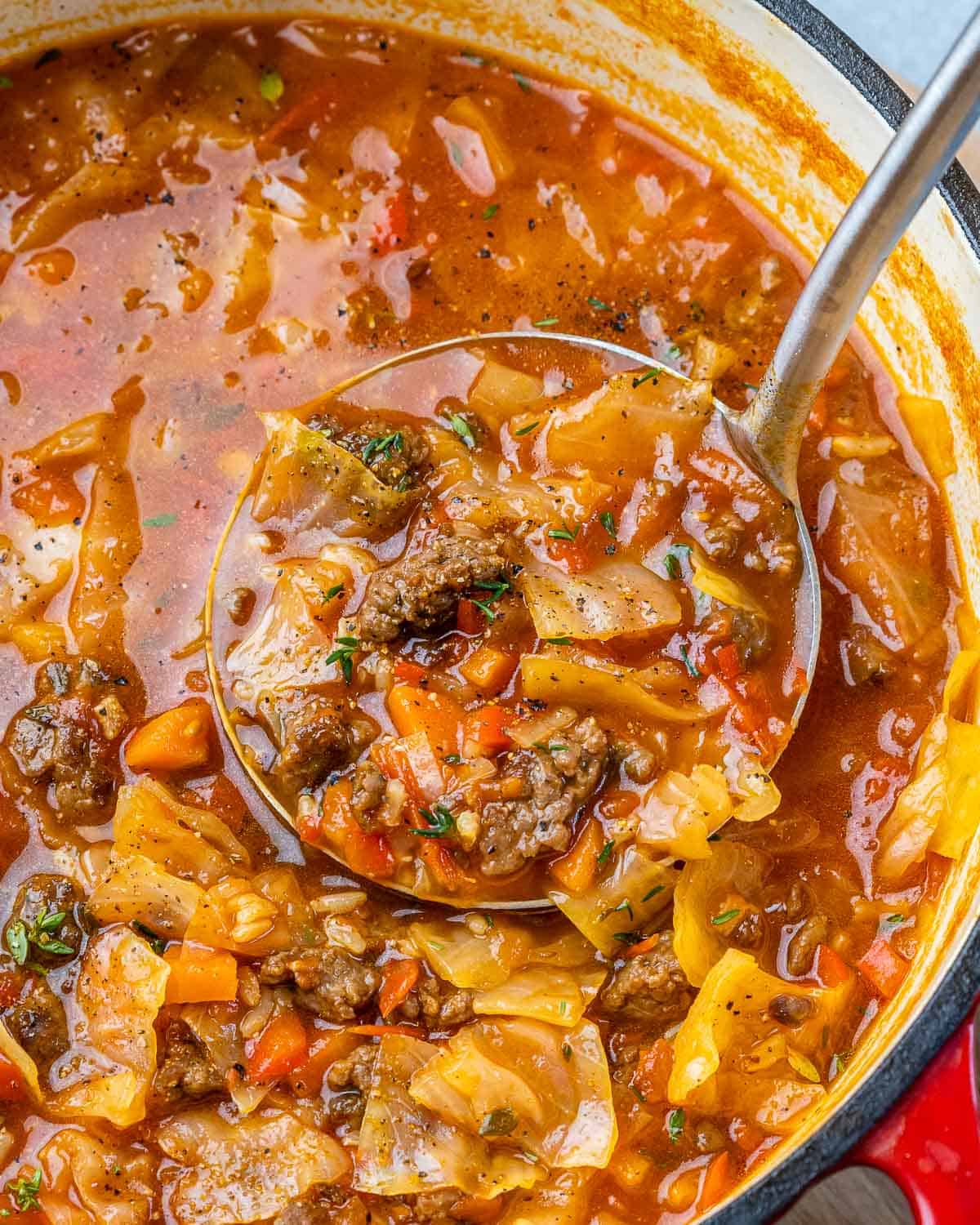 Easy and Delicious Cabbage Roll Soup Healthy Fitness Meals