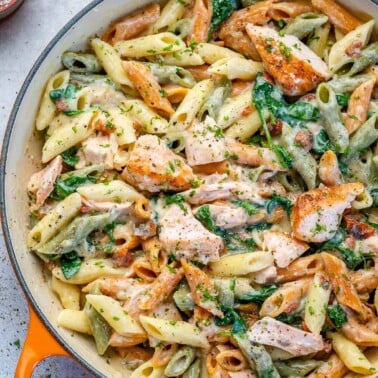 Healthy and Creamy Salmon Pasta - Healthy Fitness Meals