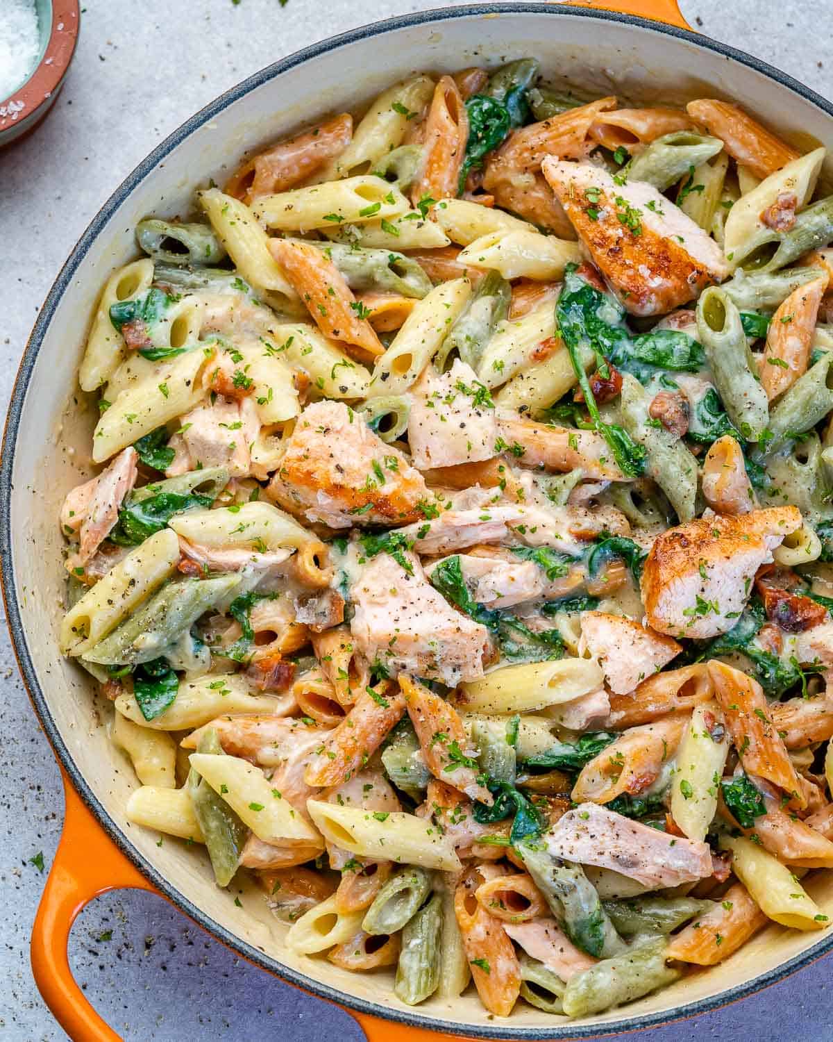 Healthy and Creamy Salmon Pasta - Healthy Fitness Meals