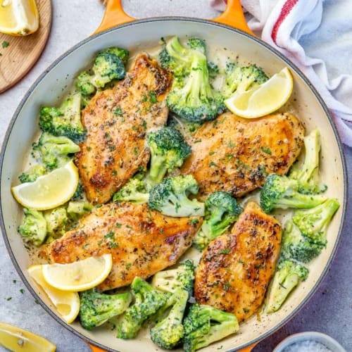 Juicy Creamy Chicken and Broccoli | Healthy Fitness Meals