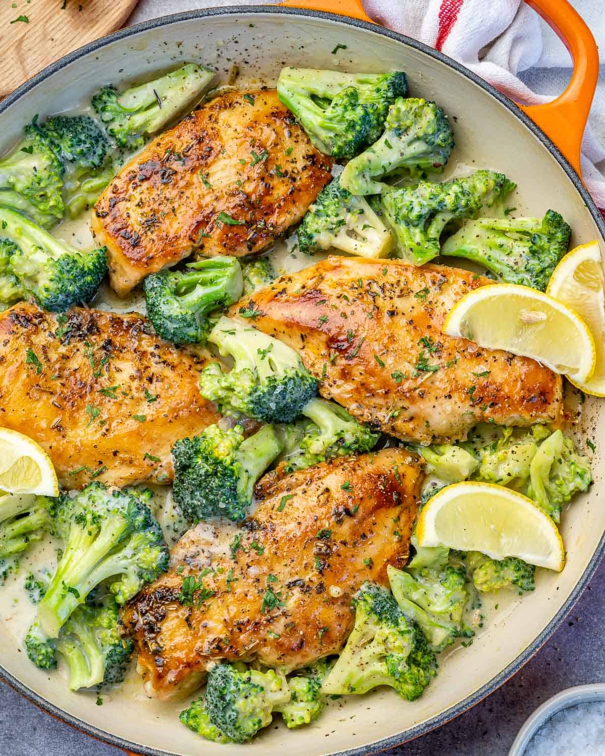 Juicy Creamy Chicken and Broccoli | Healthy Fitness Meals