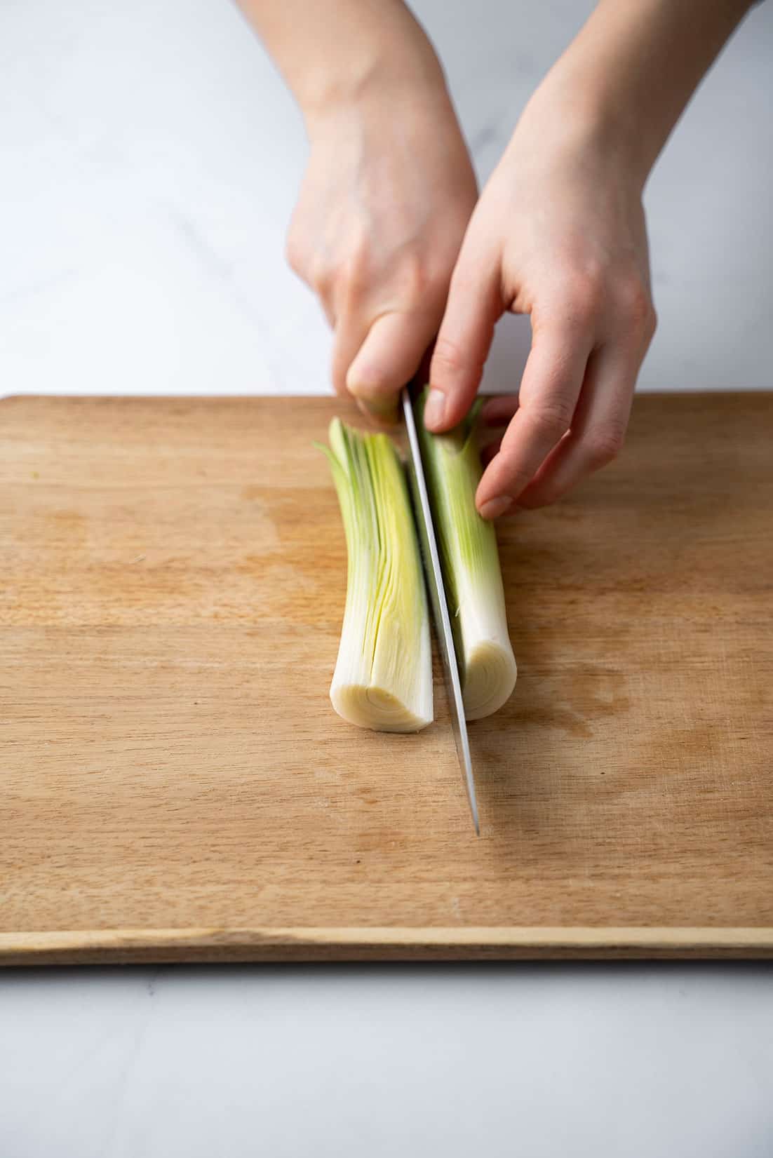 How to Cut Leeks {StepbyStep} Healthy Fitness Meals
