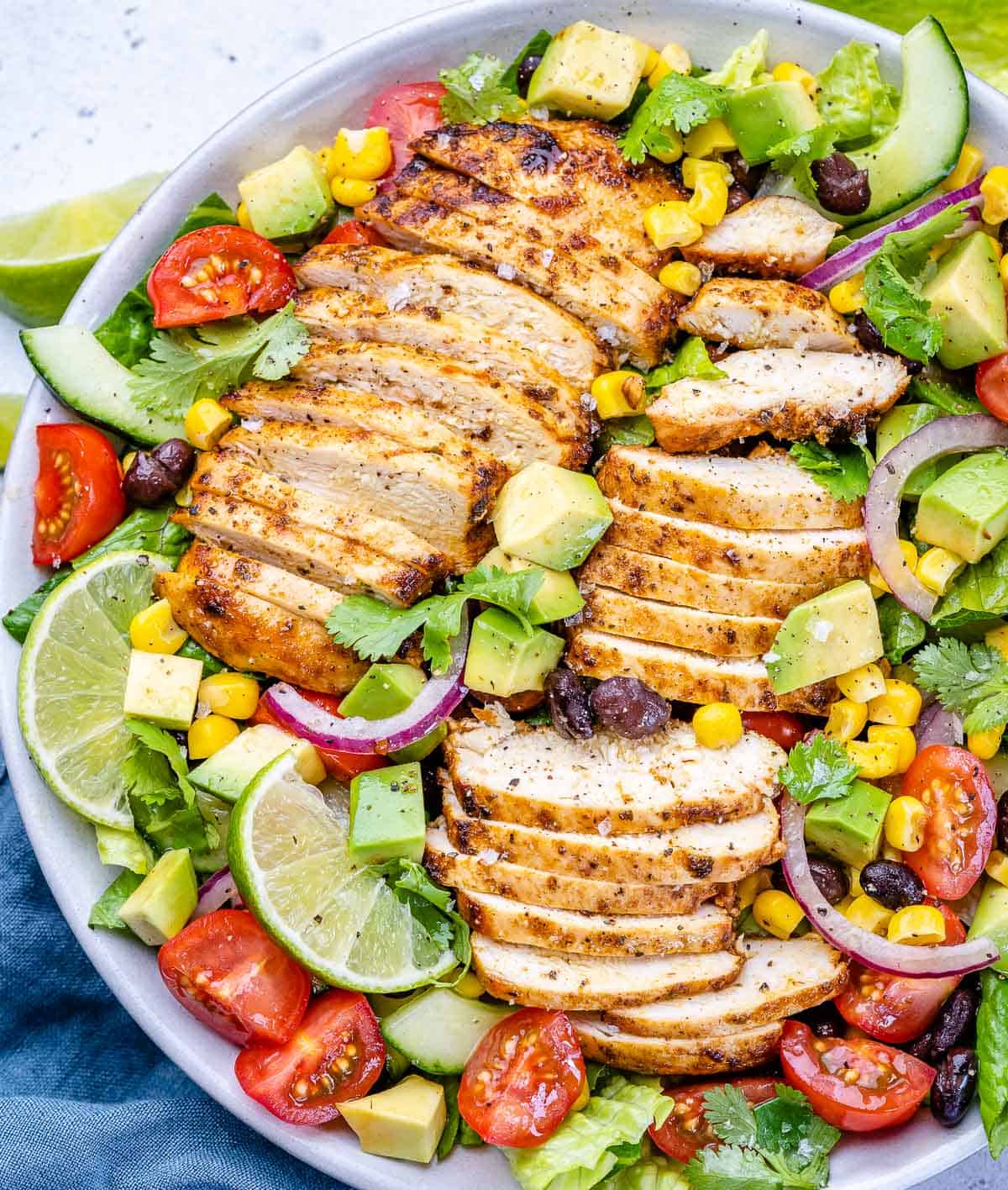 The BEST Southwest Chicken Salad - Healthy Fitness Meals