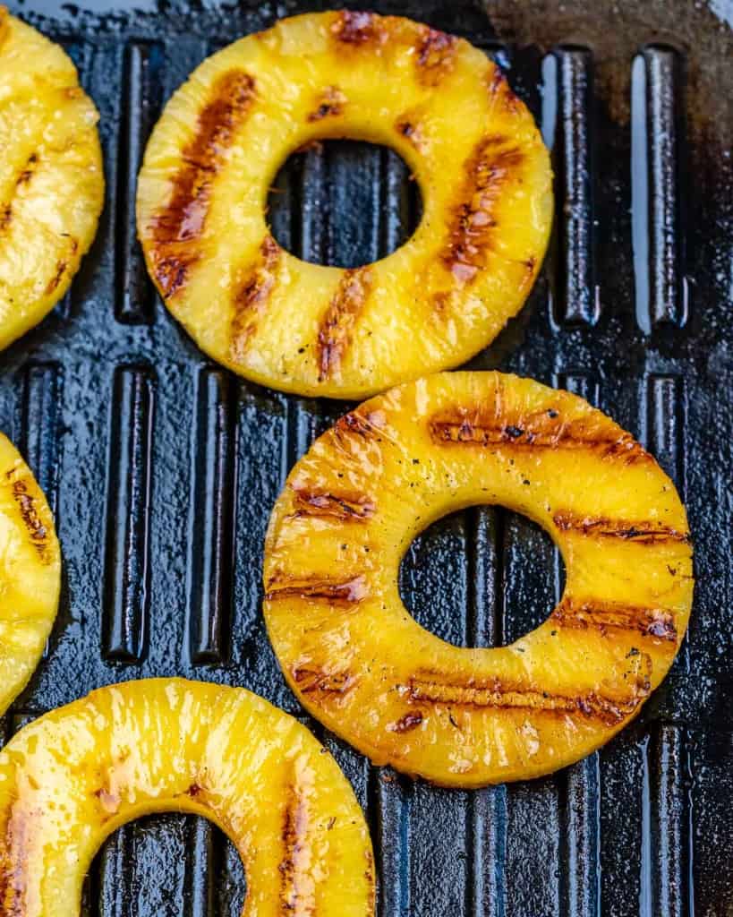 Grilled pineapple