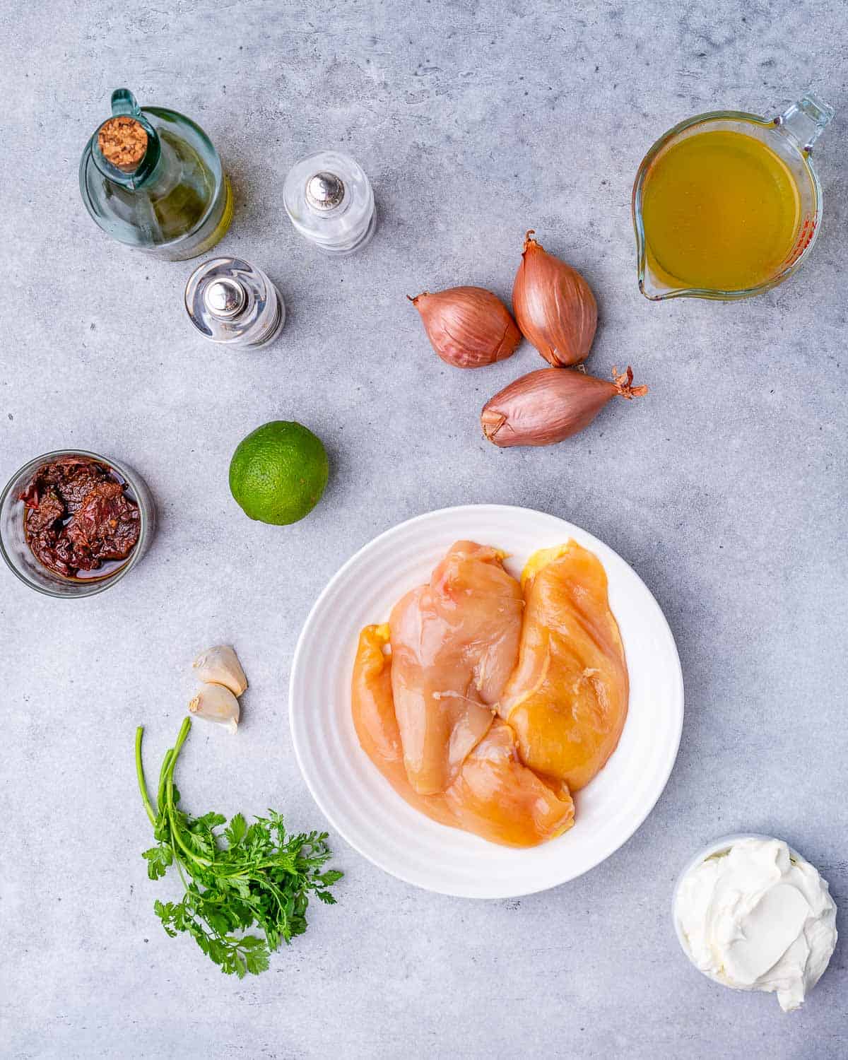 ingredients for chipotle chicken skillet 