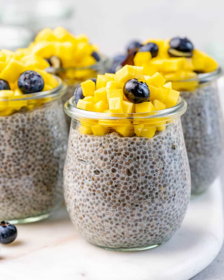 4-Ingredient Chia Seed Pudding Recipe | Healthy Fitness Meals