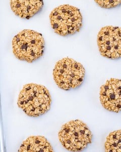 oatmeal cookies on a pan