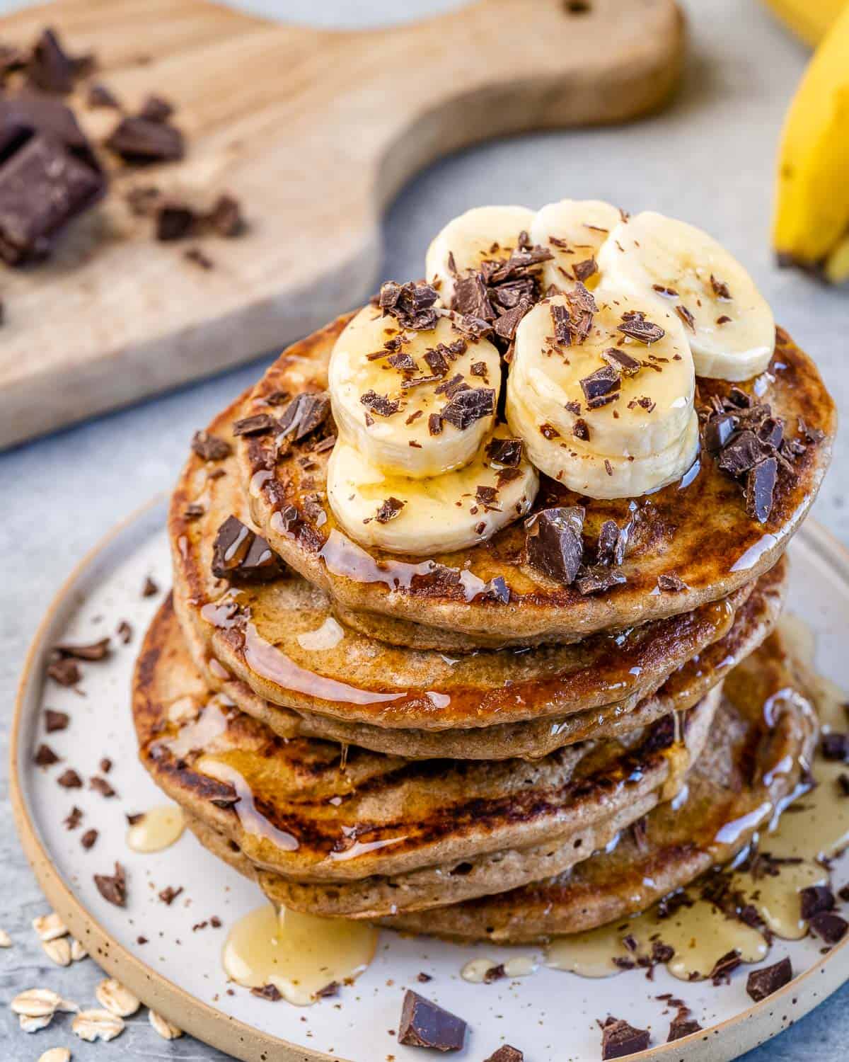 Healthy Banana Oatmeal Pancakes Healthy Fitness Meals