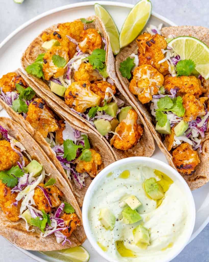 Easy Parmesan Cauliflower Tacos Healthy Fitness Meals