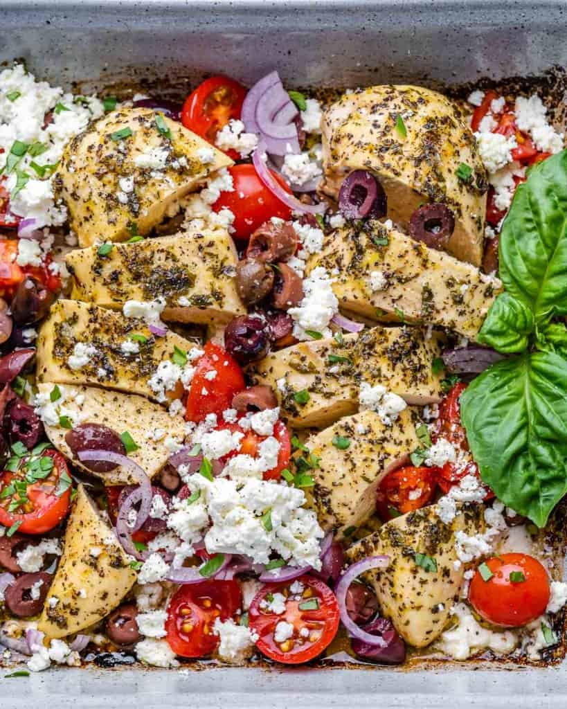 Oven-Baked Greek Chicken Breast - Healthy Fitness Meals