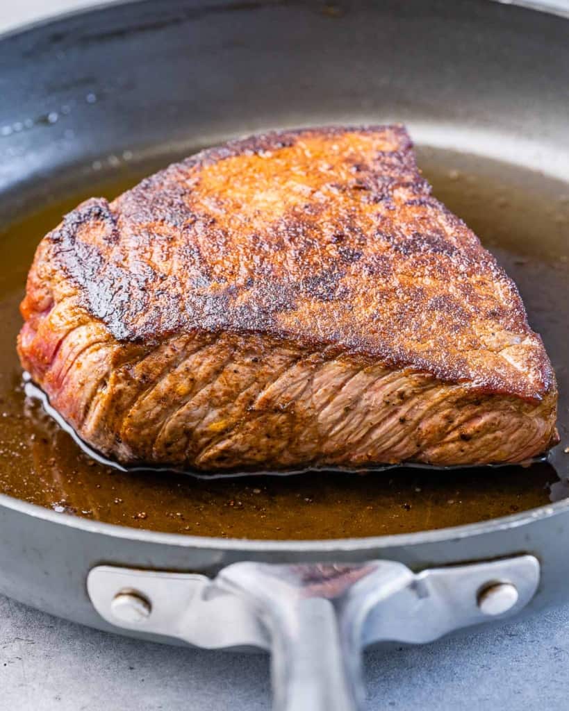 roast seared on a pan