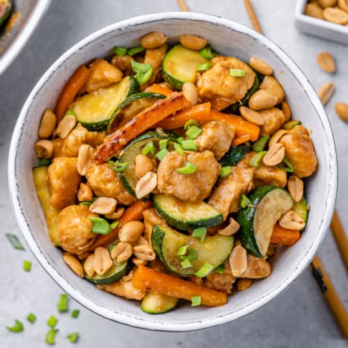 Easy Chicken and Zucchini Stir fry Healthy Fitness Meals