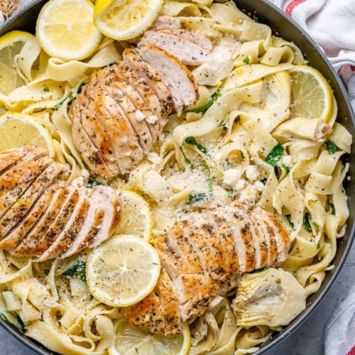 30minute Lemon Chicken Pasta Recipe Healthy Fitness Meals
