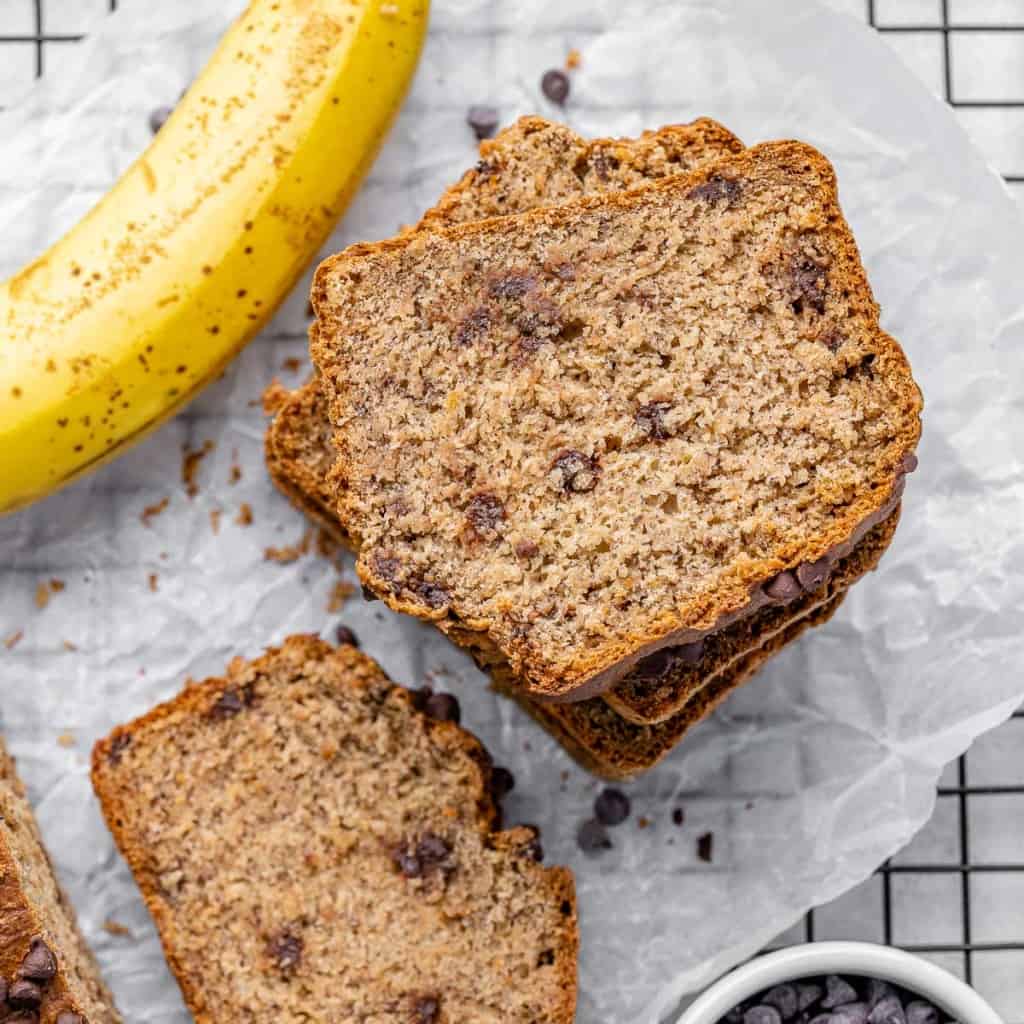 Simple and Moist Vegan Banana Bread - Healthy Fitness Meals