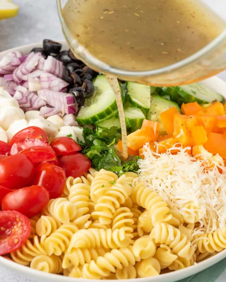 Homemade Italian Pasta Salad - Healthy Fitness Meals