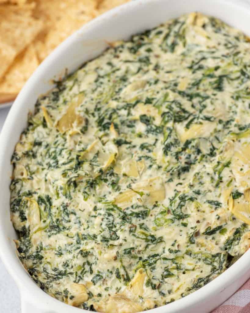 Baked Spinach and Artichoke Dip - Healthy Fitness Meals