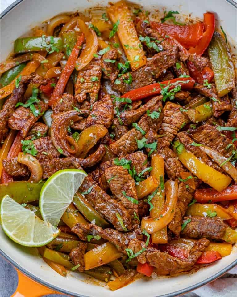 Easy Flank Steak Fajita Recipe Healthy Fitness Meals