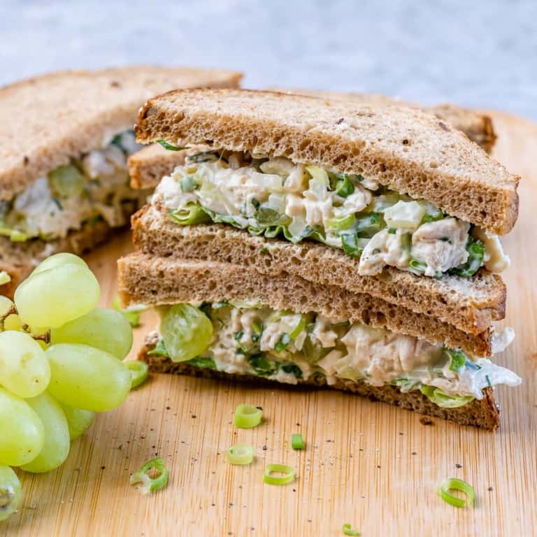 Tasty Chicken Salad Sandwich Healthy Fitness Meals