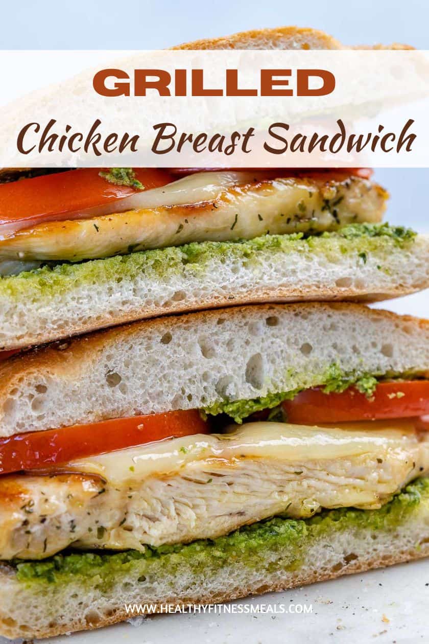 Caprese-Style Grilled Chicken Sandwich - Healthy Fitness Meals