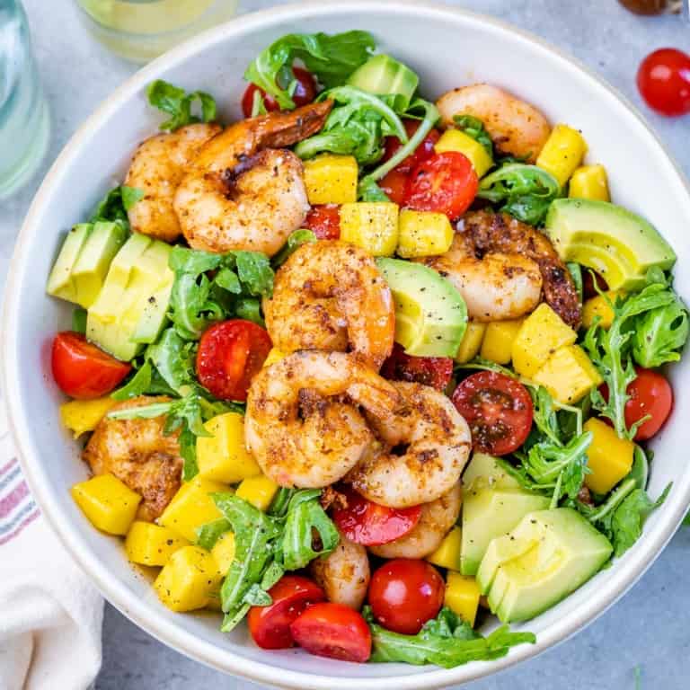Healthy Grilled Shrimp Salad - Healthy Fitness Meals