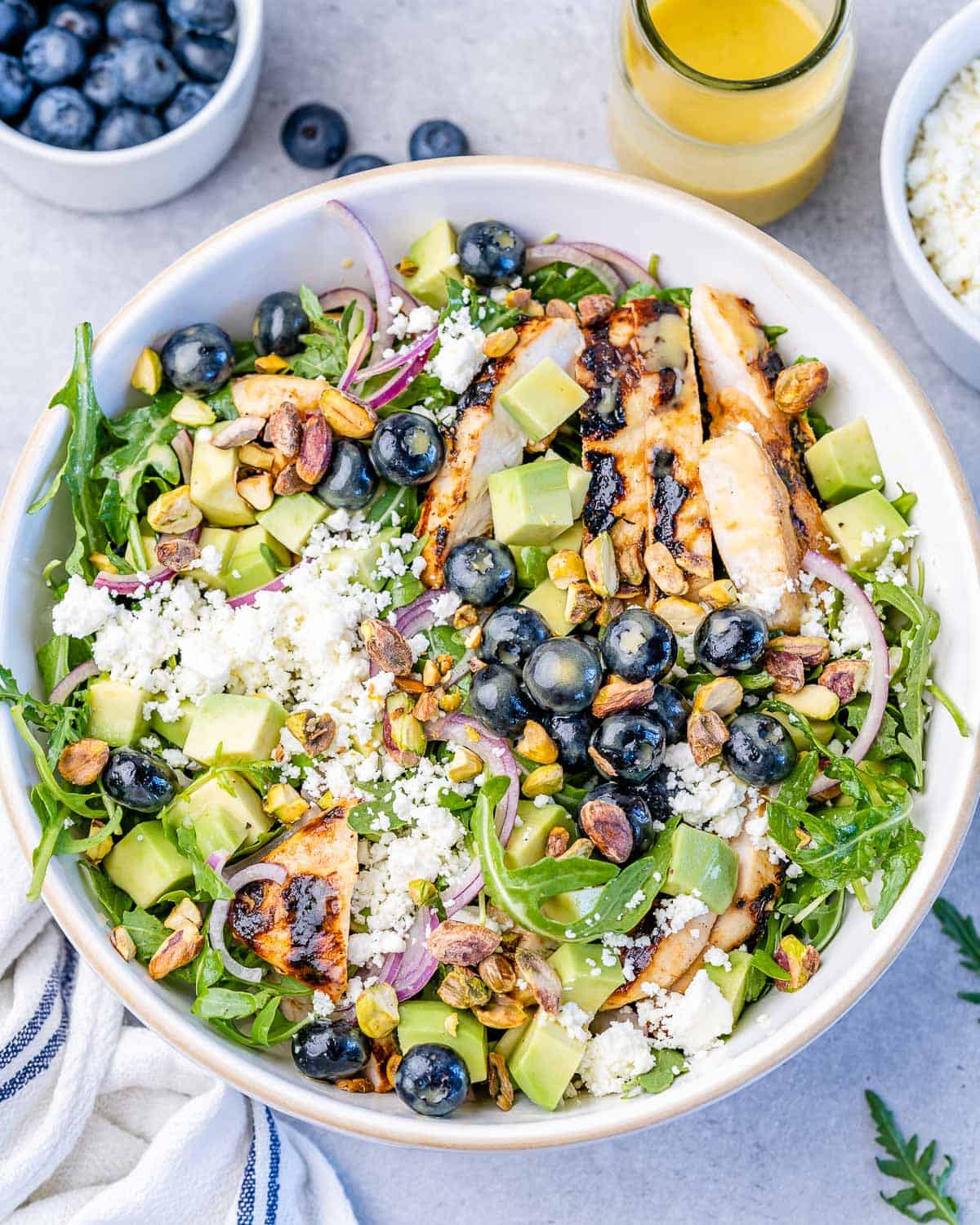 Honey Mustard Grilled Chicken Salad Healthy Fitness Meals