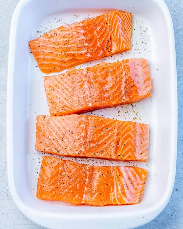 The BEST Mediterranean Baked Salmon - Healthy Fitness Meals