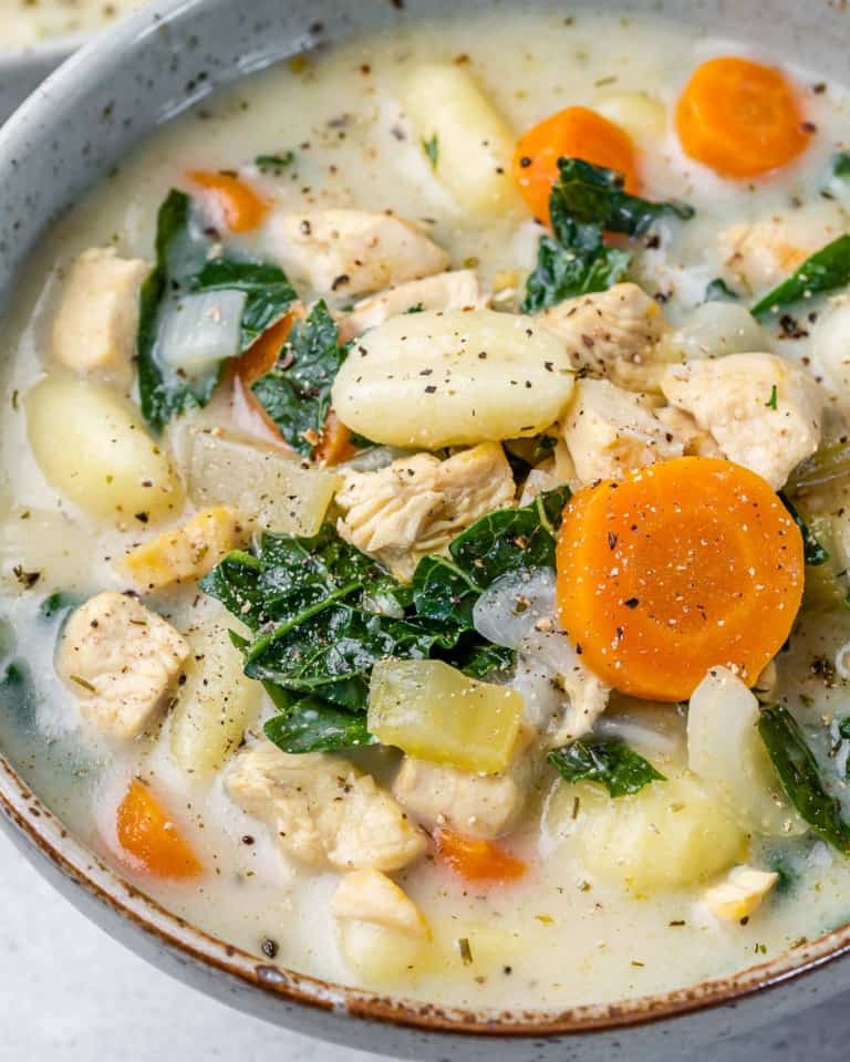 Creamy Chicken Gnocchi Soup recipe - Healthy Fitness Meals