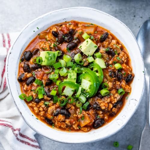 Ground Turkey Chili - Healthy Fitness Meals
