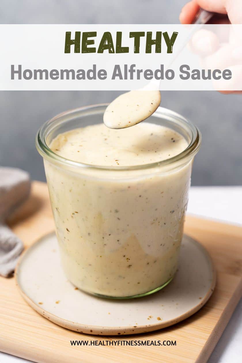 Homemade Healthy Alfredo Sauce Healthy Fitness Meals   HFM Healthy Alfredo Sauce  