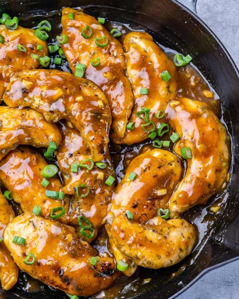 Honey Garlic Chicken Tenderloin Recipe - Healthy Fitness Meals