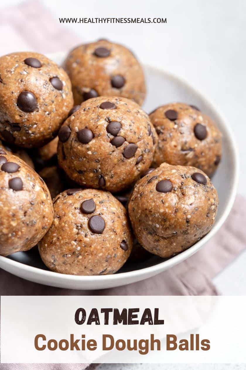 Oatmeal Cookie Dough Bites - Healthy Fitness Meals