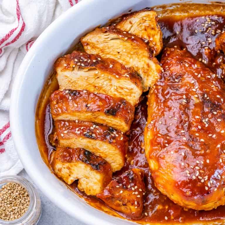 Baked Honey Sriracha Chicken Breast Healthy Fitness Meals