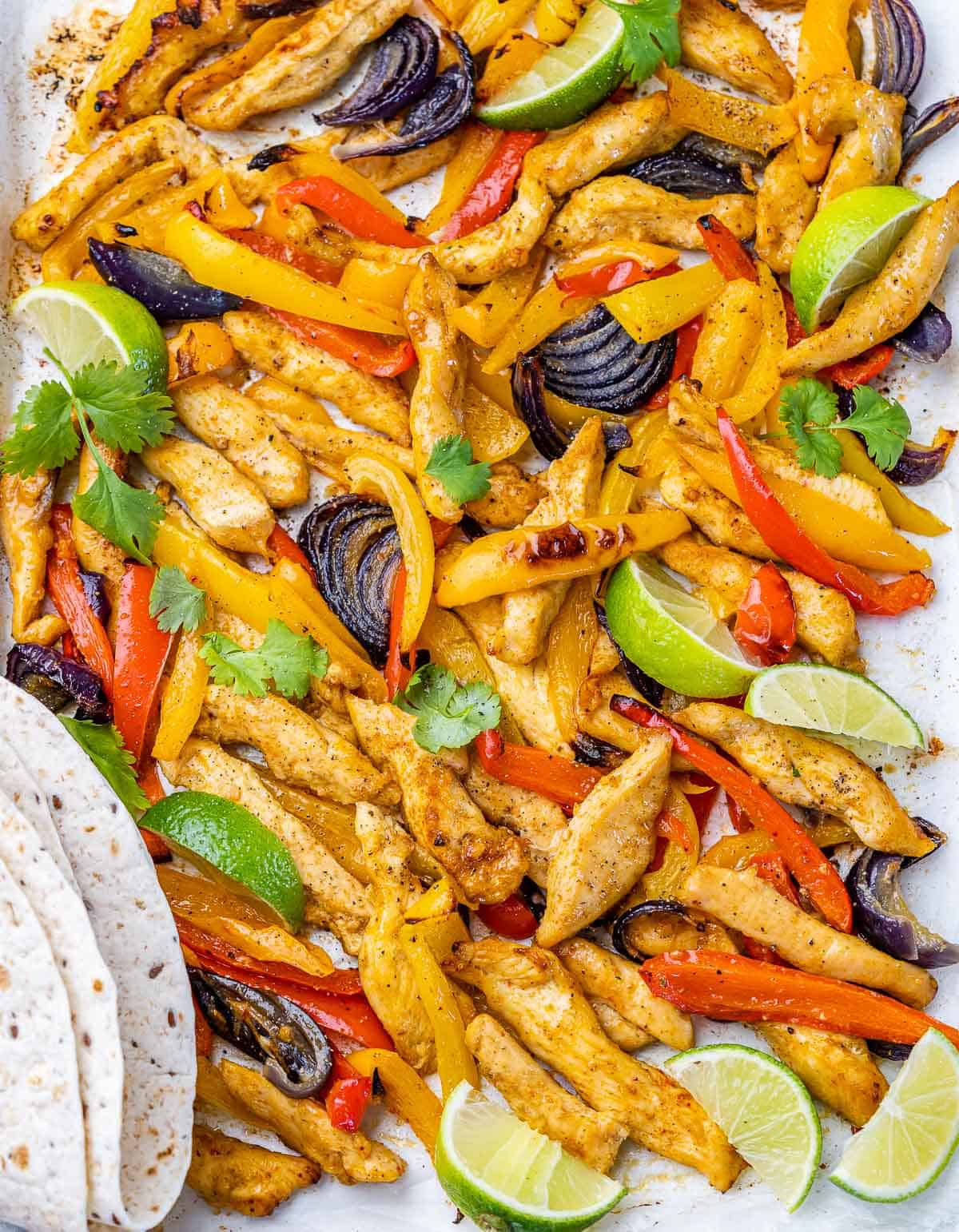 Sheet Pan Chicken Fajitas - Healthy Fitness Meals