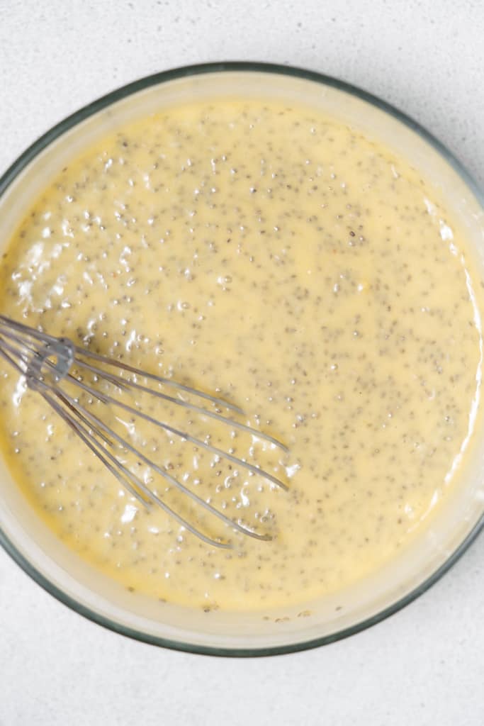 whisk in chia pudding mix