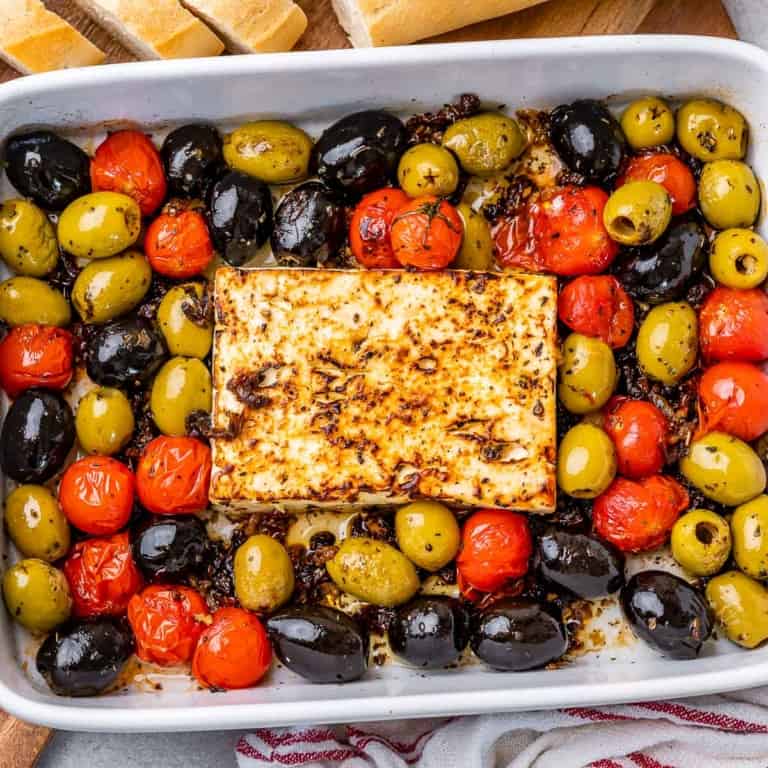 Simple Baked Feta Dip Recipe - Healthy Fitness Meals