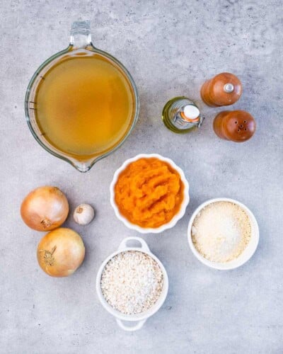 Creamy Pumpkin Risotto Easy Comforting Fall Dinner Healthy