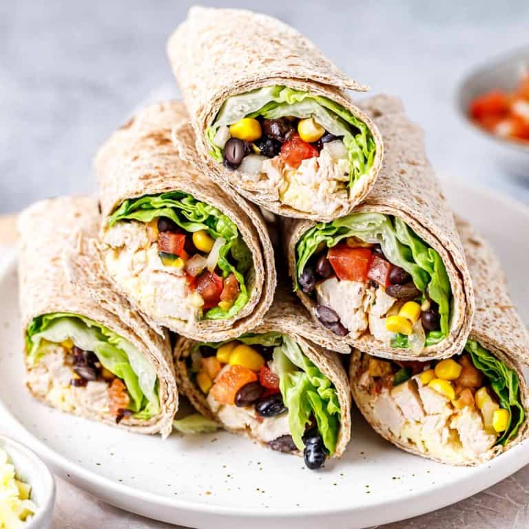 Southwest Chicken Wrap - Healthy Fitness Meals